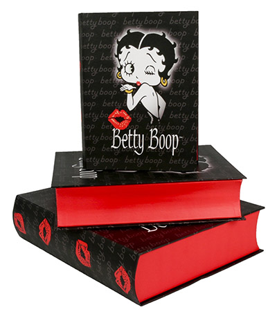 Betty Boop Set Of 3 Book Boxes